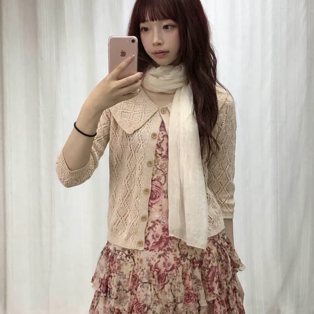 붉은 꽃잎 소녀 코디 set🌷