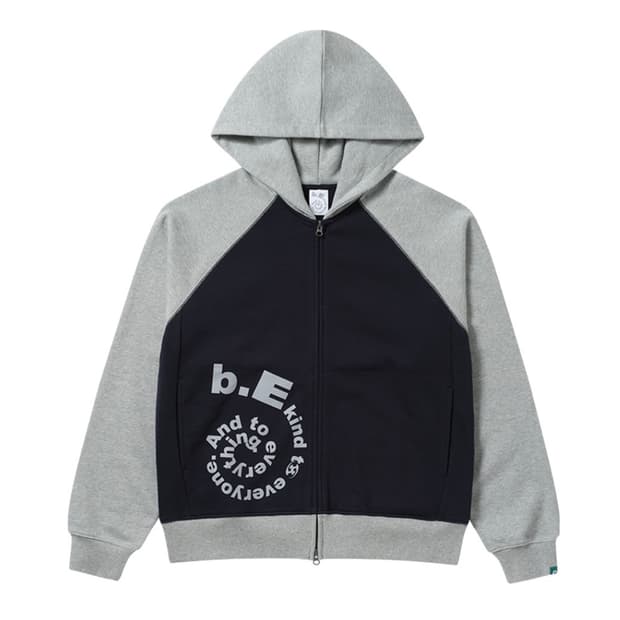 산산기어 X 뷰티풀 집업 후디 (NAVY)