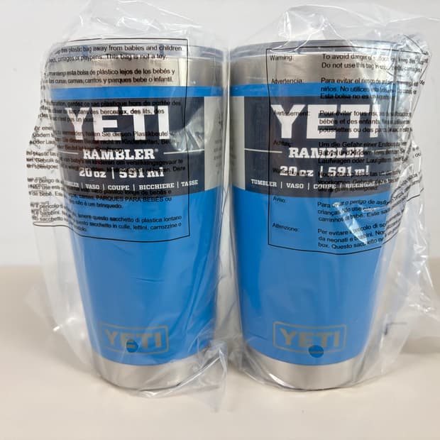 YETI 예티 램블러 20온스 텀블러 블루 신품 무료배송