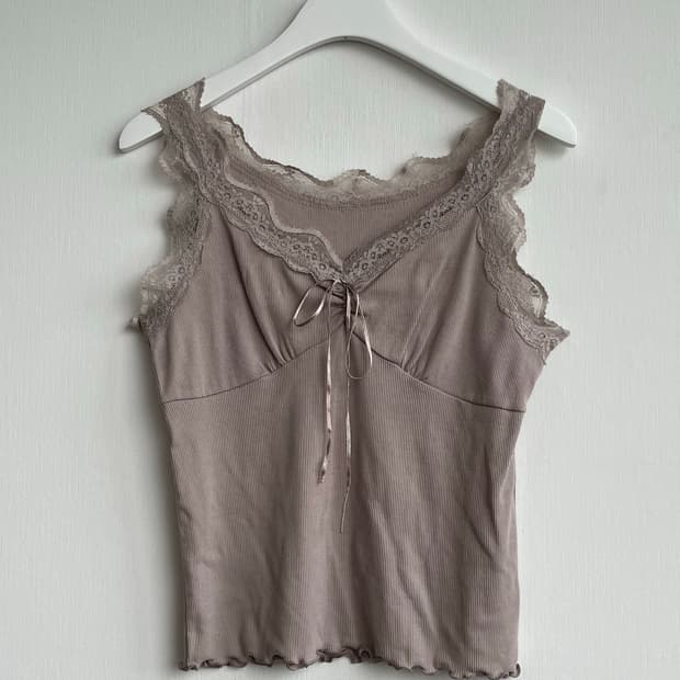 Vintage Lace Trim Cami