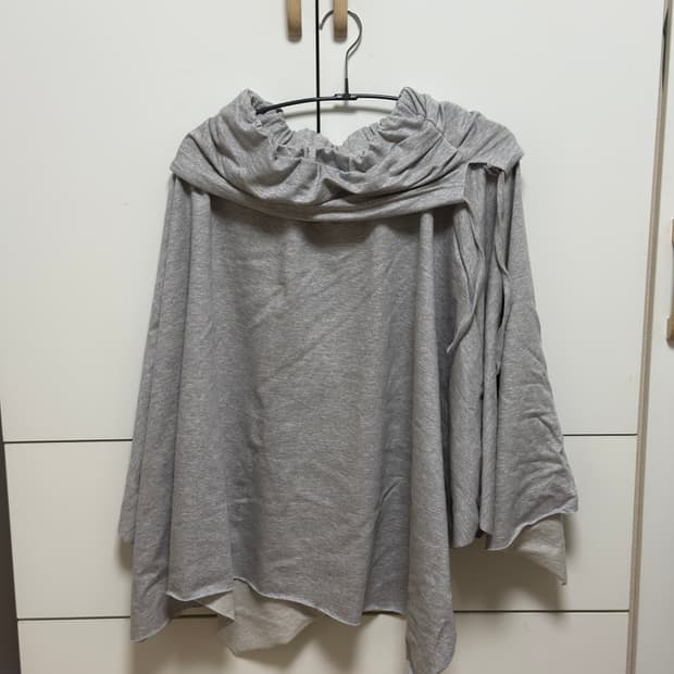 이즈이즈 floor skirt 언발 스커트 그레이