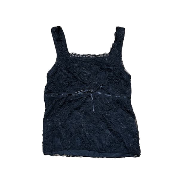 [Vintage] Square Neckline Sleeveless