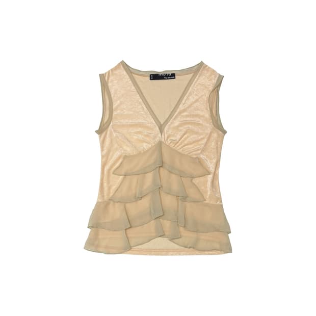 Ray Beams velour sleeveless