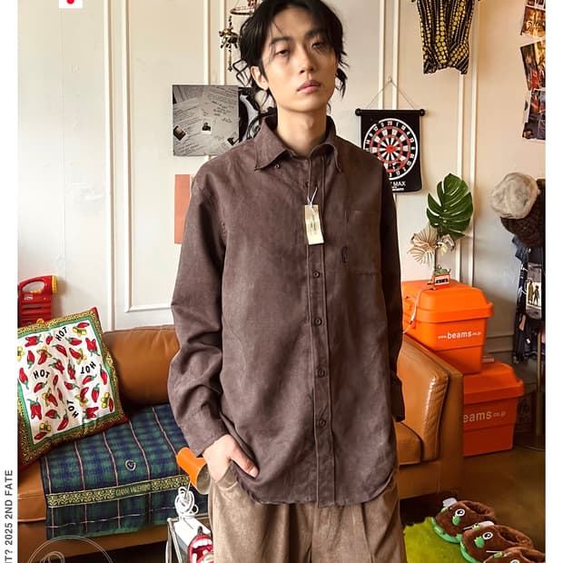 KANSAI YAMAMOTO Homme Suede Shirt