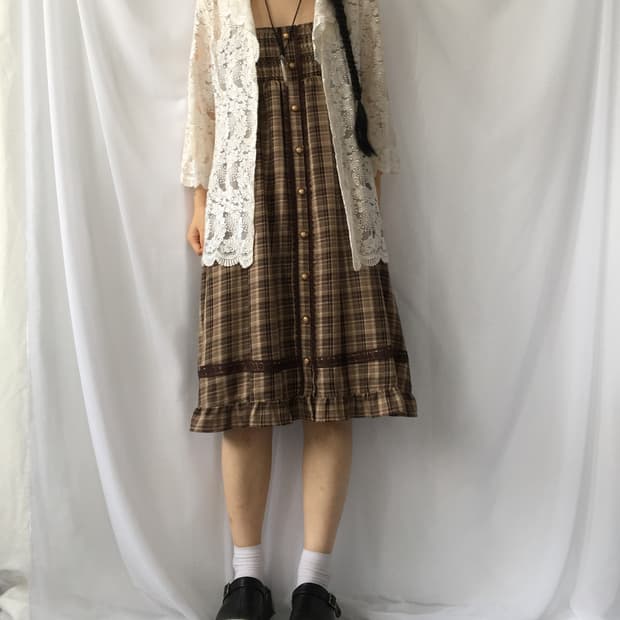 Pattern see through open jacket