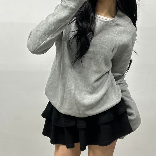 폴로 랄프로렌 그레이 준신형 매장판 피마코튼 맨즈라인 니트(M)