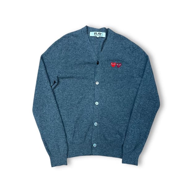 꼼데가르송 더블와펜 가디건