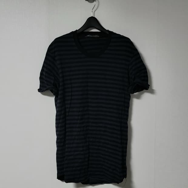 John lawrence sullivan 스트라이프 컷오프 디스 티셔츠