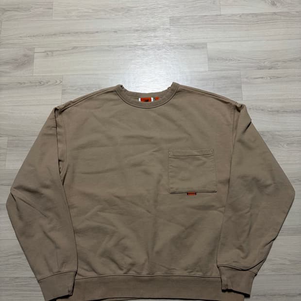 뉴발란스x호텔990 맨투맨 오트밀 멜란지 XL사이즈 판매