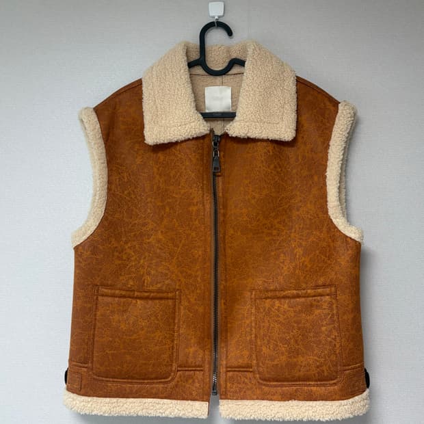 르샵 무스탕조끼 무스탕베스트 페이트양모