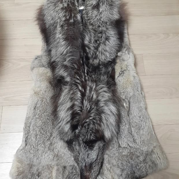 천연 여우가죽 토끼털 퍼 갸루 베스트
