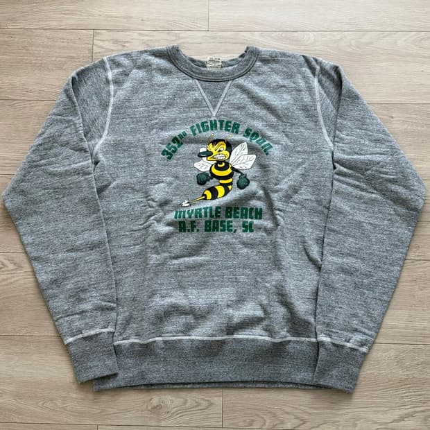 버즈릭슨 그레이 스웻 셔츠 XL 맨투맨 SET-IN CREW