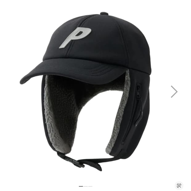 (L-XL) 팔라스 고어텍스 인피니움 도그이어 6-패널캡 블랙