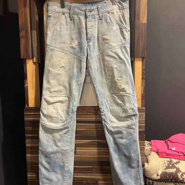 지스타로우 데님팬츠