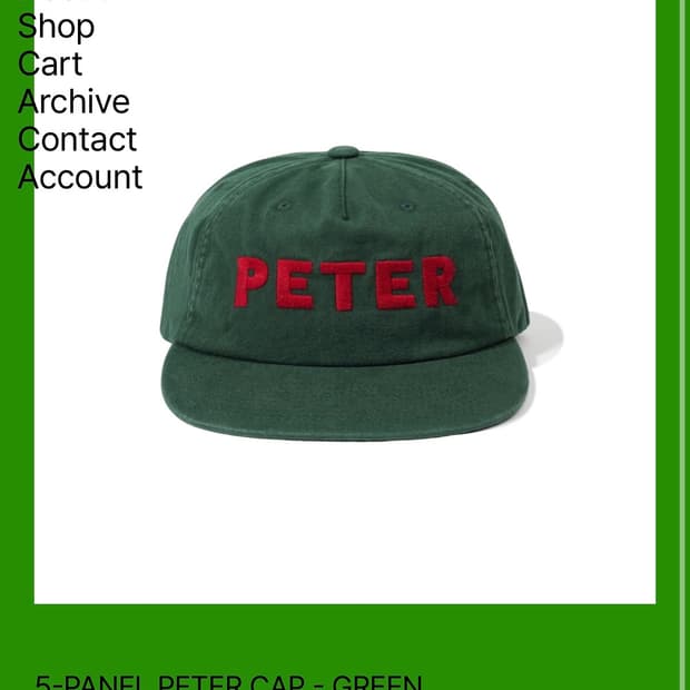 5-PANEL PETER CAP