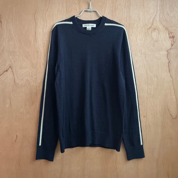 꼼데가르송 셔츠 라인 울 니트