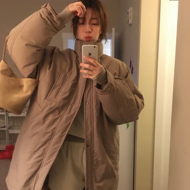 보우아카이브 롱 패딩 field puffer jacket