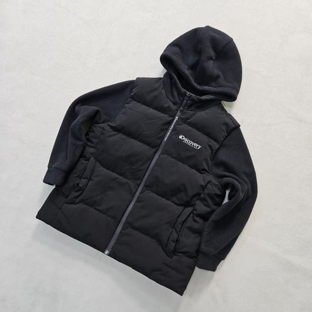 140 디스커버리 키즈 후드 패딩 자켓 0319Y