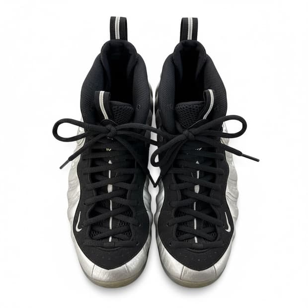 나이키 에어 폼포짓 실버 285mm