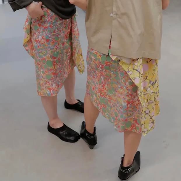 더즌매러 스카프 스커트 치마 01