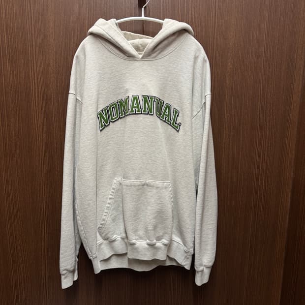 노매뉴얼 오버핏 후드티 L