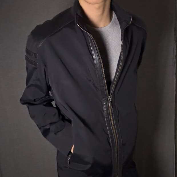 캘빈클라인 블랙 봄버 자켓