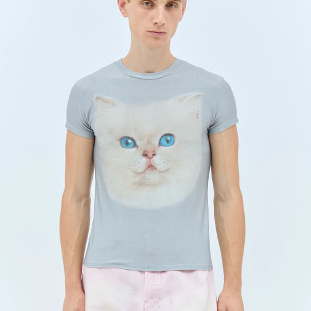 Acne Studios 고양이 티셔츠