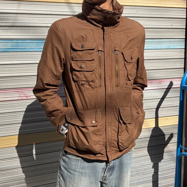 아르마니 익스체인지 테크니컬 필드자켓 