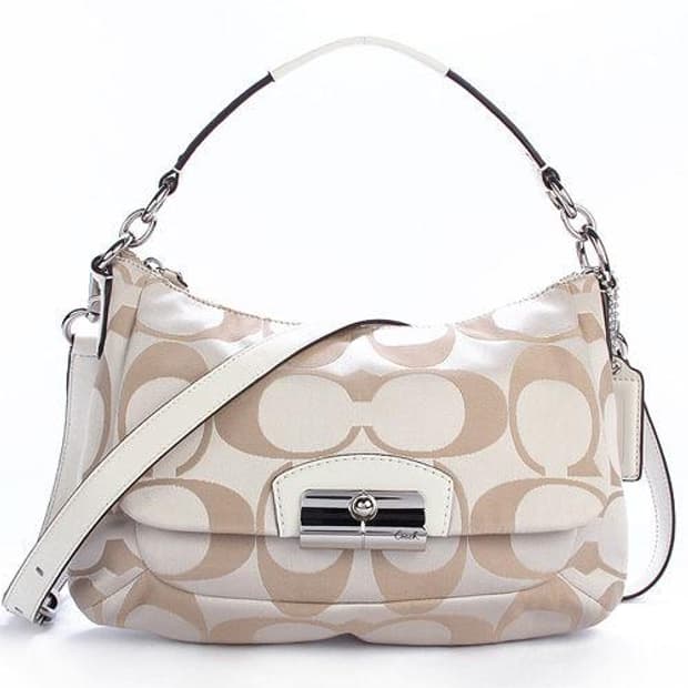 SALE🫶[정품] 코치 아이보리 투웨이백