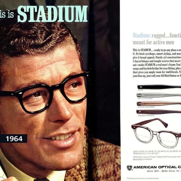 빈티지 아메리칸 옵티컬 스타디움 46/24