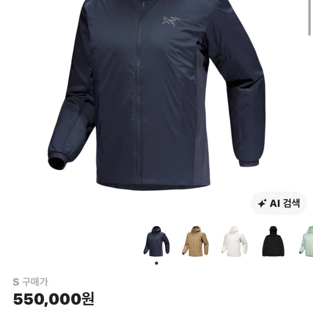아크테릭스 아톰 후디