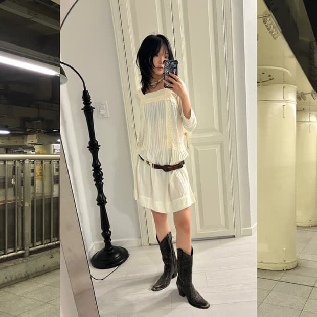Romantic Bohemian Dress / 빈티지 원피스