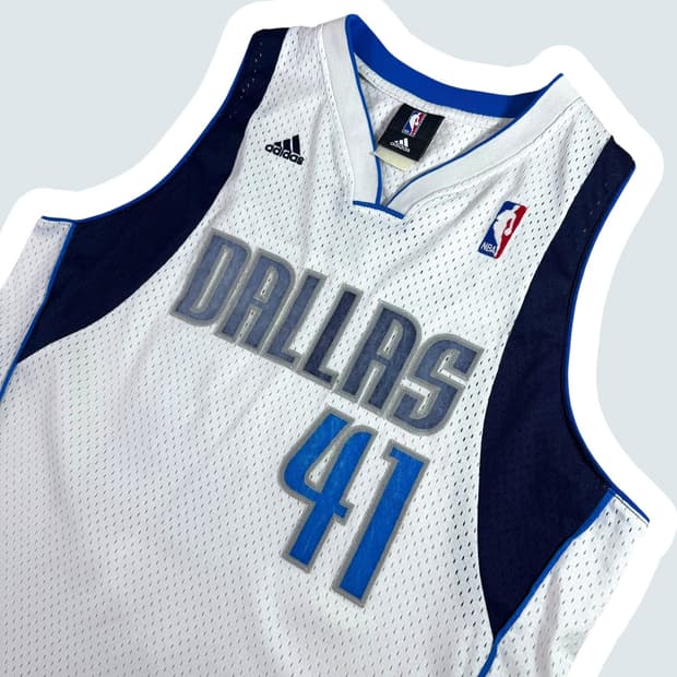 NBA 아디다스 댈러스 매버릭스 디르크 노비츠키 유니폼 (No.34)
