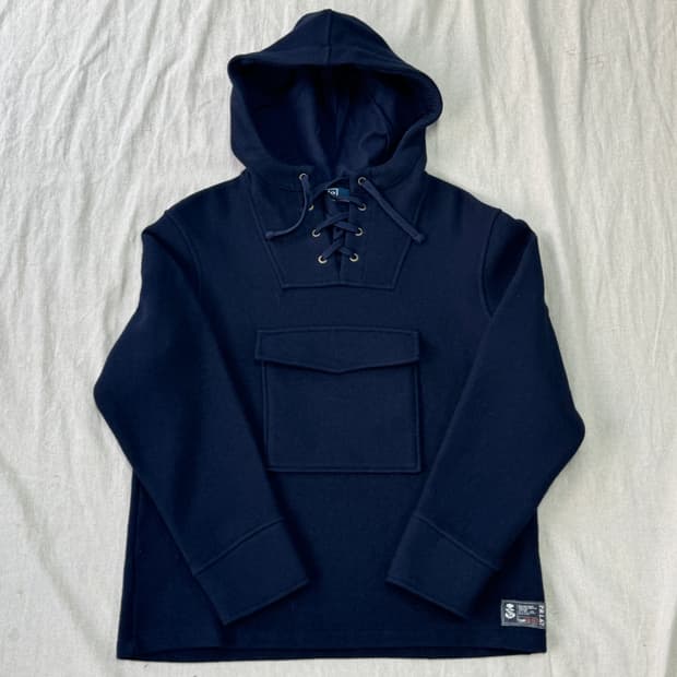 폴로랄프로렌 빈티지 마린 풀오버 울 후드 M