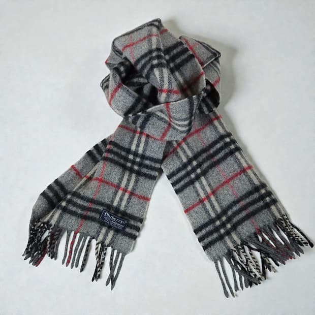 Burberry 버버리 램스울 체크 머플러 목도리