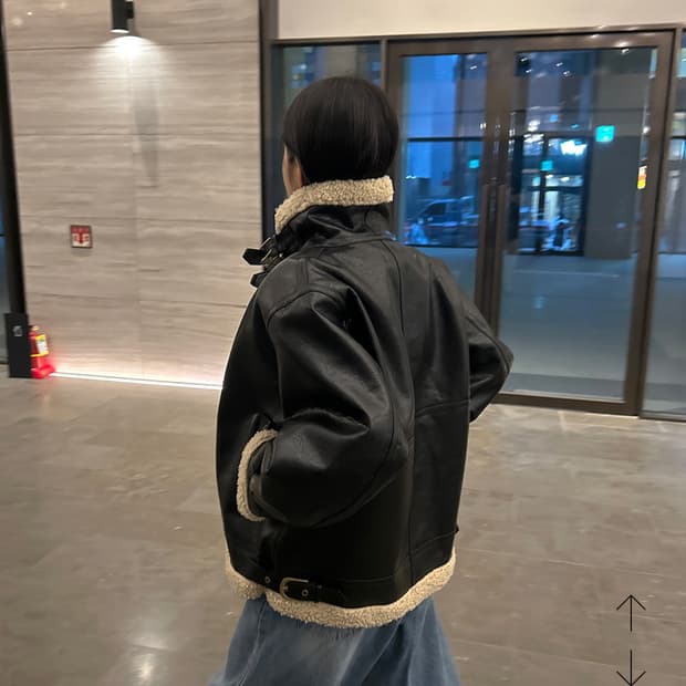 포터 빈티지 무스탕