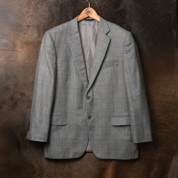 [44R] 브룩스브라더스 라나피치오 디 프라이 글렌체크 블레이져 