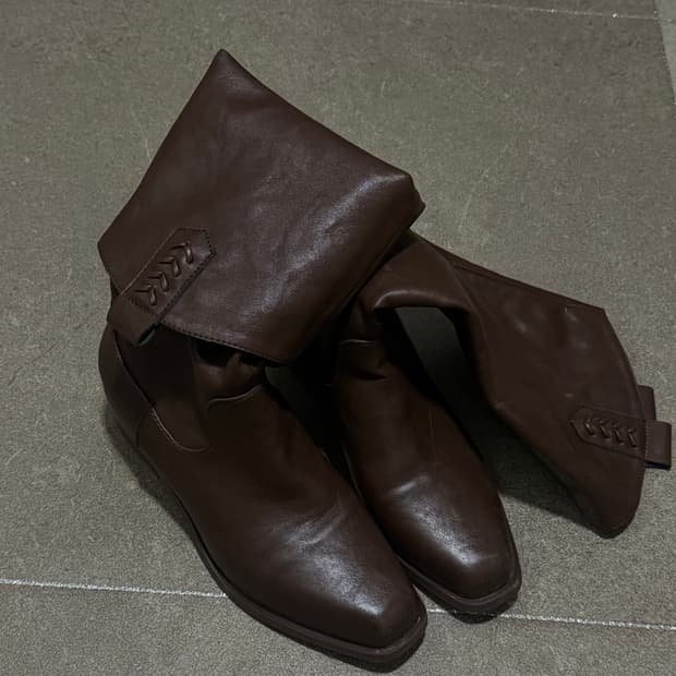 보헤미안 레더 부츠