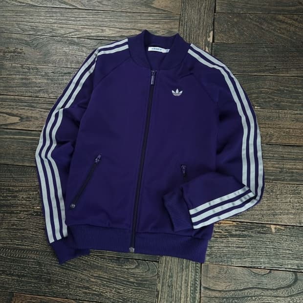 [아디다스] 슈퍼스타 져지 우먼스 트랙탑 집업 자켓 네이비 M18764