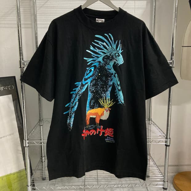 지브리 모노노케 부틀렉 애니메이션 티셔츠