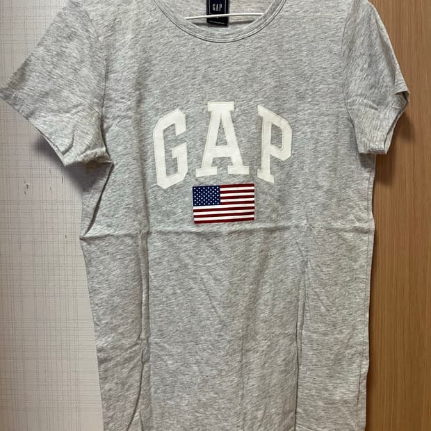 GAP갭 성조기 로고 티셔츠