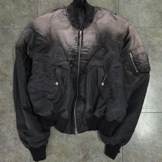 빈티지 워싱 항공자켓 