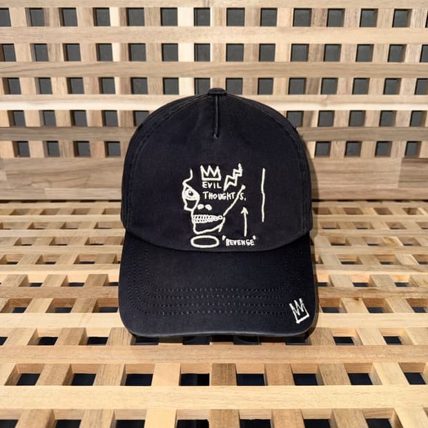 장미셸 바스키아 레더스트랩 캡