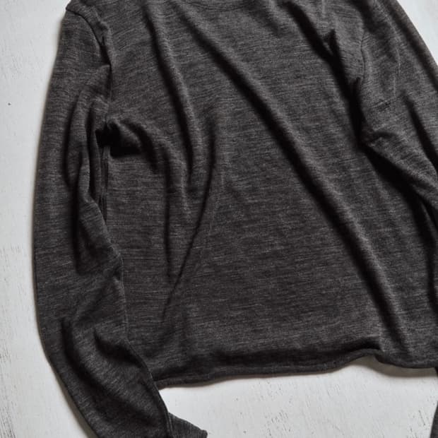 (1) monoprive Textured Wool Long Sleeve 