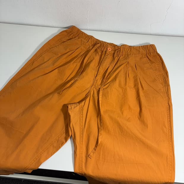 XL 빅유니온 딥겨자 레귤러핏 써머코튼 밴딩팬츠