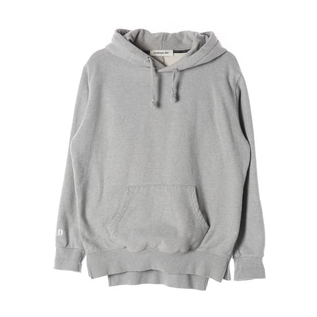 앤더슨벨 그레이 컷오프 그래픽 후드 L