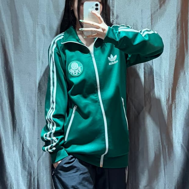M 아디다스 PALMEIRAS 딥그린 트랙탑