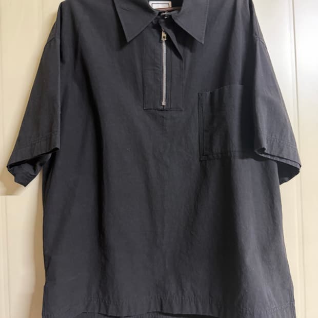 우영미 반집업 반팔 셔츠 52