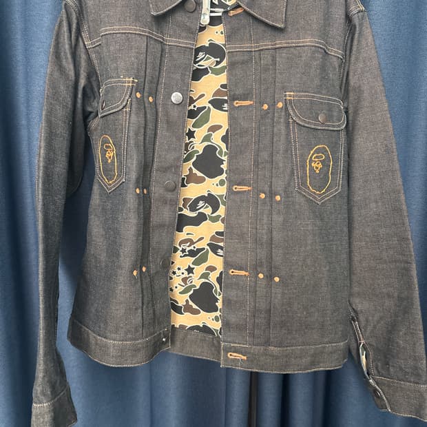 베이프 데님자켓