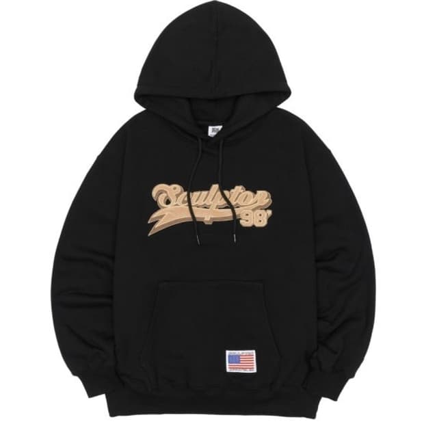 스컬프터 벨루어 후드티